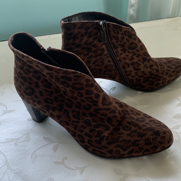 Animal print ankle boots - Picture 2 of 4